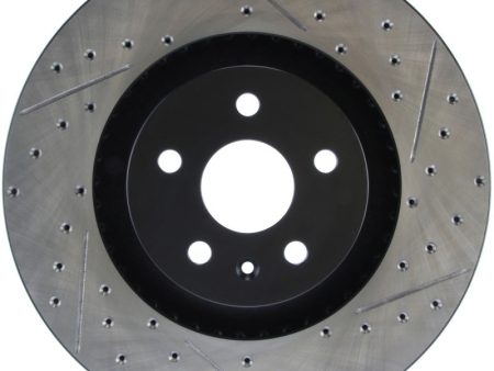 StopTech Drilled & Slotted Left Sport Brake Rotor for 2009 Cadillac CTS-V Hot on Sale