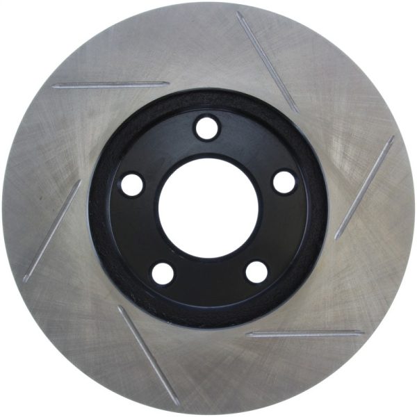 StopTech Power Slot 94-02 Mustang (Excl Cobra)   03-04 Mustang Base GT Front Right Slotted Rotor on Sale