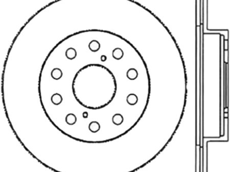 StopTech Sport Slotted 91-95 Toyota MR2 Cryo Rear Right Rotor Online now