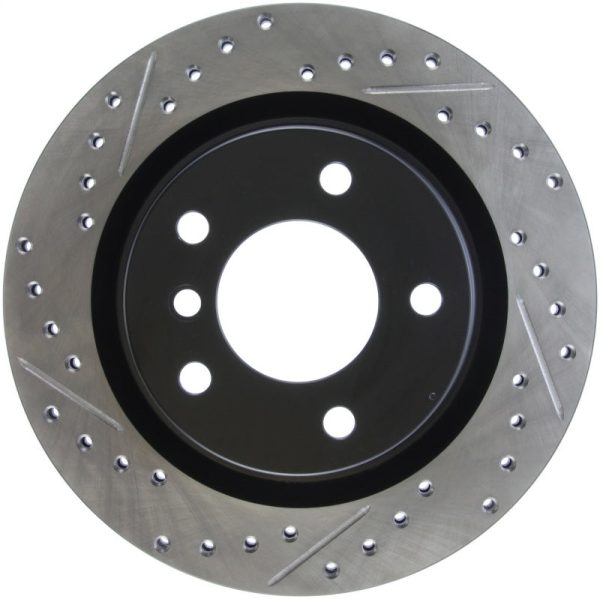 StopTech 06 BMW 325   07-09 BMW 328 Slotted & Drilled Right Rear Rotor on Sale