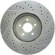 StopTech 05-14 Subaru Legacy Select Sport Drilled & Slotted Rotor - Right Online Sale