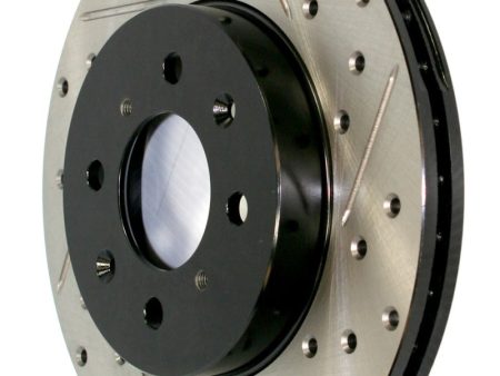 StopTech 2012+ Chevrolet Camaro SS Brembo 4 Piston J6G Sport Slotted & Drilled Right Rotor Online now