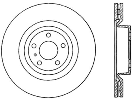 StopTech Power Slot 08-10 Audi S5 Front Right Slotted CRYO-STOP Rotor Sale