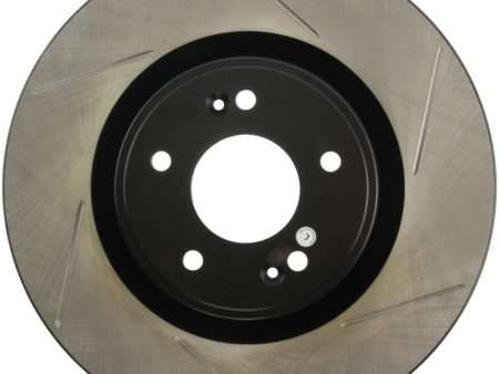 StopTech Power Slot 10 Hyundai Genesis Coupe Track Front Left Slotted Rotor Online Sale