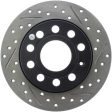 StopTech 11-17 Volkswagen Jetta  Golf   Golf GTI Slotted & Drilled Rear Left Rotor Hot on Sale