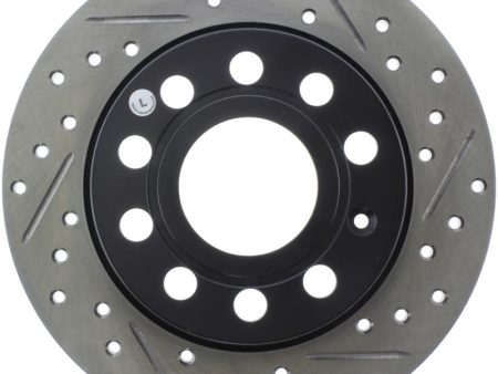 StopTech 11-17 Volkswagen Jetta  Golf   Golf GTI Slotted & Drilled Rear Left Rotor Hot on Sale