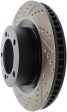 StopTech 07-09 Toyota Tundra   08-09 Toyota Sequoia Front Right Slotted & Drilled Rotor Supply