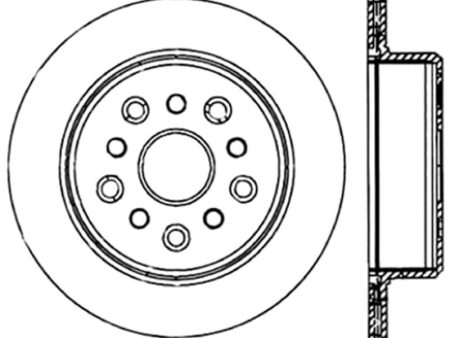 StopTech Power Slot 5 93-98 Supra Turbo Rear Right SportStop CRYO Slotted Rotor Discount