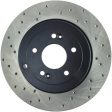 StopTech Power Slot 10-13 Hyundai Genesis Coupe Track & R-Spec Rear Right Drilled Rotor Cheap