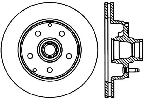 StopTech 98-02 GMC Safari RWD Slotted & Drilled CRYO Left Front Brake Rotor Supply