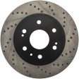 StopTech 05-10 GMC Sierra 1500 (w Rear Drum)   07-09 GMC Yukon Front Left Slotted & Drilled Rotor on Sale