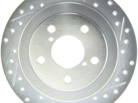 StopTech Select Sport 98-08 Subaru Forester Slotted and Drilled Left Rear Rotor Online Hot Sale