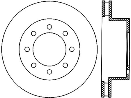 StopTech Power Slot 06-08 Dodge Ram 1500   03-08 Ram 2500 3500 All Front Left Slotted CRYO Rotor Fashion