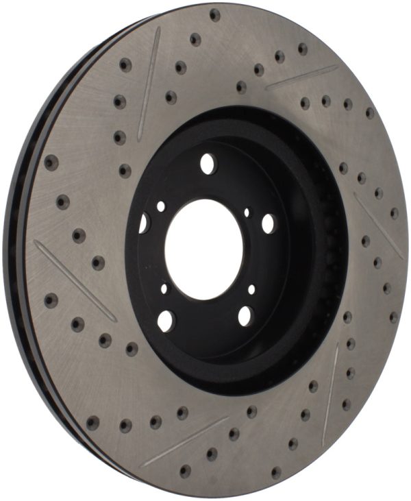 StopTech 07-08 Acura MDX SportStop Slotted & Drilled Left Front Rotor Supply