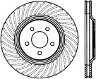 StopTech Power Slot 94-04 Ford Mustang Front Left Slotted CRYO Rotor on Sale