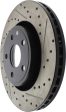 StopTech 11-12 Dodge Durango Sport Drilled & Slotted Front Driver-Side Brake Rotor Online Sale