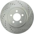 StopTech Select Sport 10-14 Dodge Challenger Drilled and Slotted Front Left Brake Rotor Supply