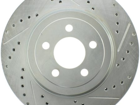 StopTech Select Sport 10-14 Dodge Challenger Drilled and Slotted Front Left Brake Rotor Supply