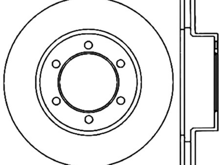 StopTech 00-06 Toyota Tundra   01-07 Toyota Sequoia Front Left Slotted & Drilled Cryo Rotor For Sale