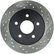 StopTech 12-15 Ford Focus w  Rear Disc Brakes Rear Left Slotted & Drilled Rotor Online