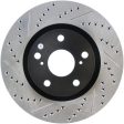 StopTech 07-09 Lexus ES 250 ES 300  ES330 ES350 SportStop Slotted & Drilled Right Front Rotor For Discount