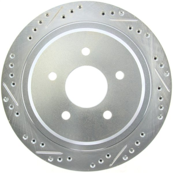 StopTech Select Sport Drilled & Slotted Rotor - Rear Right on Sale