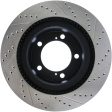 StopTech 07-09 Toyota Tundra   08-09 Toyota Sequoia Front Right Slotted & Drilled Rotor Supply