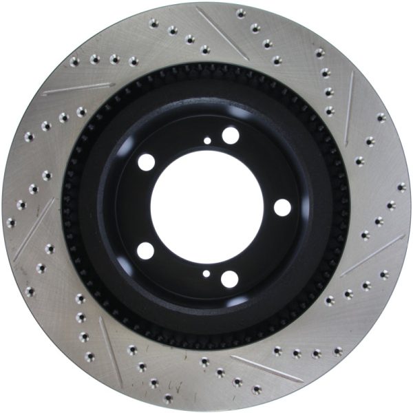 StopTech 07-09 Toyota Tundra   08-09 Toyota Sequoia Front Right Slotted & Drilled Rotor Supply