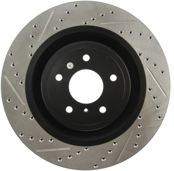 StopTech Infiniti G37   Nissan 370Z SportStop Slotted & Drilled Front Right Rotor For Sale