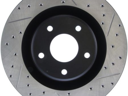 StopTech Power Slot 05-07 Cadillac XLR   06-09 Chevy Corvette Front Left Drilled & Slotted Rotors Online now