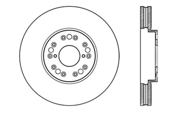 StopTech 93-05 Lexus GS300 GS350 GS400 GS430 GS450H   00-05 Lexus IS300   93-94 Lexus LS400 LS430 L Fashion