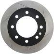 StopTech Power Slot 06-08 Dodge Ram 1500   03-08 Ram 2500 3500 All 2wd 4wd Front Left Slotted Rotor For Sale