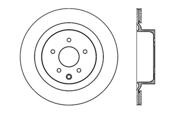 StopTech Infiniti G37   Nissan 370Z SportStop Slotted & Drilled Rear Left Rotor Hot on Sale