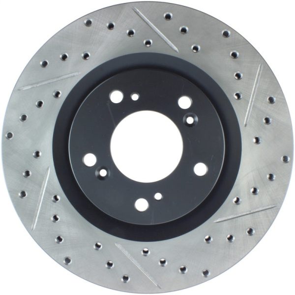 StopTech 00-09 S2000 Slotted & Drilled Left Front Rotor For Sale