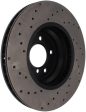 StopTech 07-10 BMW 335i Cross Drilled Left Front Rotor Online Sale