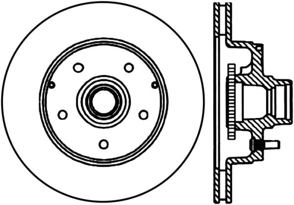 StopTech 94-96 Chevrolet Impala   91-96 Chevrolet Caprice Cryo-Stop Right Front Slotted Rotor For Cheap