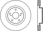 StopTech Power Slot 07-13 Lexus ES250 300 330 350   11-13 Scion tC Slotted Left Fr CRYO-STOP Rotor Online Hot Sale