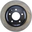 StopTech Power Slot 93-95 Mazda RX-7 SportStop Slotted Rear Right Rotor Online Hot Sale