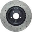 StopTech Power Slot 10-13 Hyundai Genesis Coupe Track & R-Spec Front Left Drilled Rotor Fashion