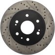 StopTech 05-10 GMC Sierra 1500 (w Rear Drum)   07-09 GMC Yukon Front Left Slotted & Drilled Rotor on Sale