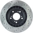 StopTech 00-09 S2000 Slotted & Drilled Left Front Rotor For Sale