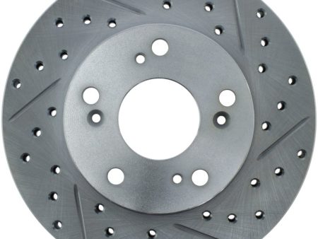 StopTech Select Sport 06-11 Honda Civic DX EX LX Slotted and Drilled Left Front Rotor on Sale