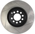 StopTech Power Slot 3 99-06 Audi TT 00-06 TT Quattro   03-05 VW Golf GTi Left Front Slotted Rotor on Sale