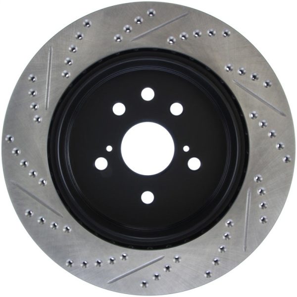 StopTech Slotted & Drilled Sport Brake Rotor Left Rear 13-14 Lexus GS300 350 400 430 Fashion