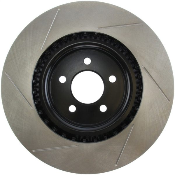 StopTech Power Slot 07-10 Ford Mustang Shelby Front Left Slotted Rotor Online Hot Sale