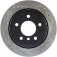 StopTech 9 07-09 BMW 328   06 BMW 325 E90 AWD Slotted & Drilled Left Rear Rotor For Discount