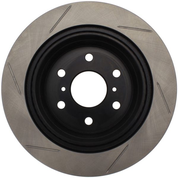 StopTech PowerSlot Chevrolet Avalanche Silverado Suburban Tahoe   GMC Yukon Left Slotted Rear Rotor Supply