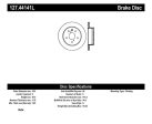 StopTech Power Slot 06-11 Lexus GS Series   06-12 IS350 Rear Left Drilled & Slotted Rotor Online