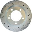 StopTech Select Sport 07-17 Toyota Tundra Sport Slotted & Drilled Front Left Rotor Hot on Sale