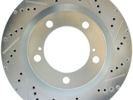 StopTech Select Sport 07-17 Toyota Tundra Sport Slotted & Drilled Front Left Rotor Hot on Sale